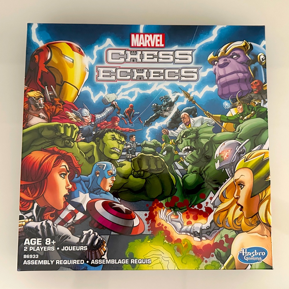 Brand New Sealed Marvel Chess Set